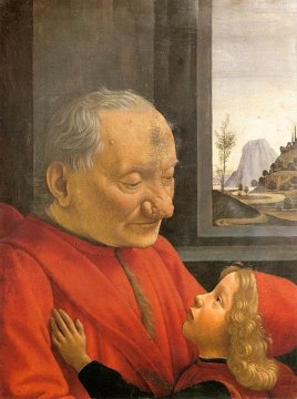 Domenico Ghirlandaio, Portret starca z wnukiem (An Old Man and His Grandson)